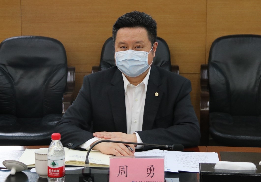 周勇赴中建大成公司调研指导疫情防控和复工复产工作