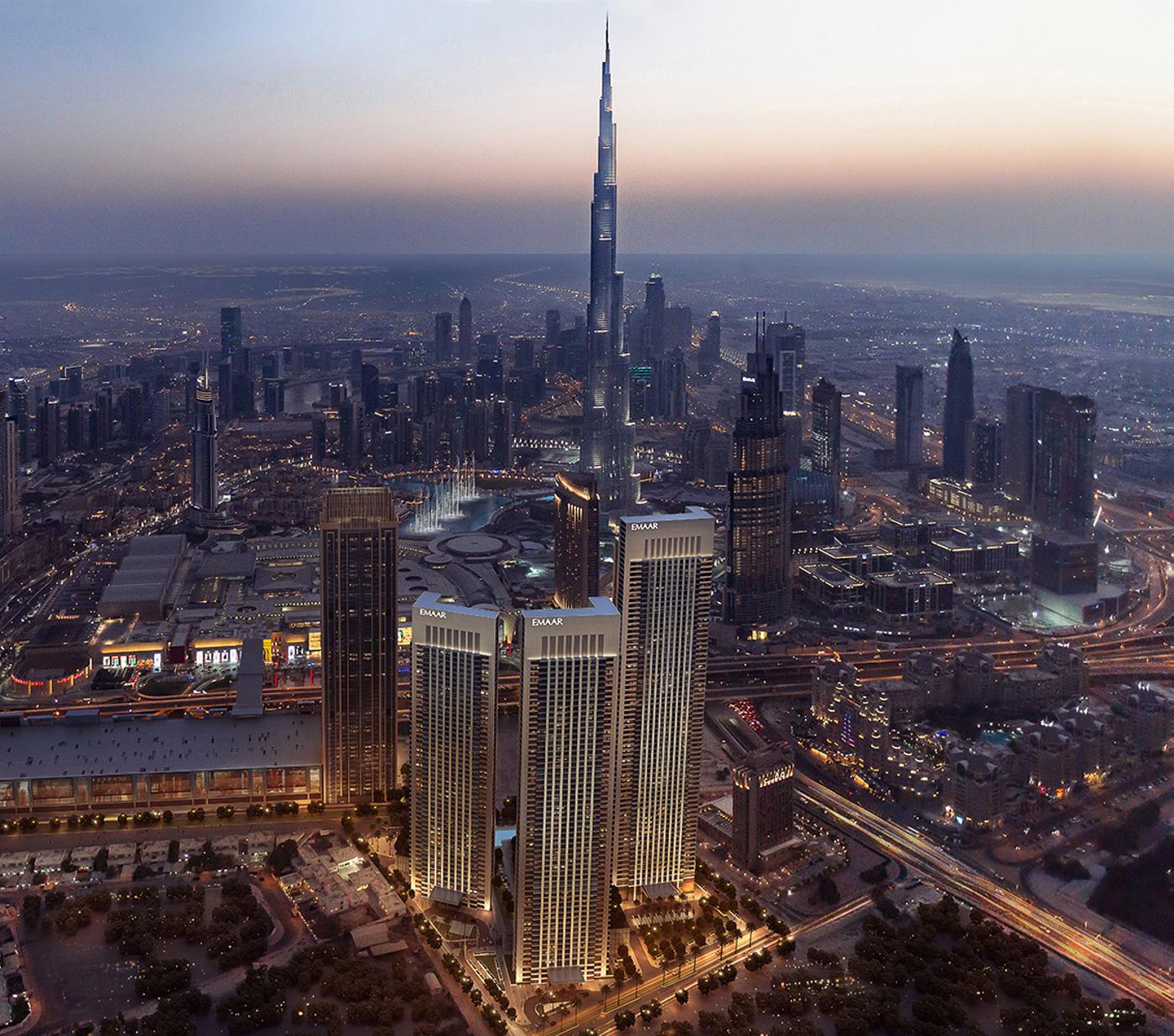 中建中东公司中标阿联酋迪拜观景市中心二区项目