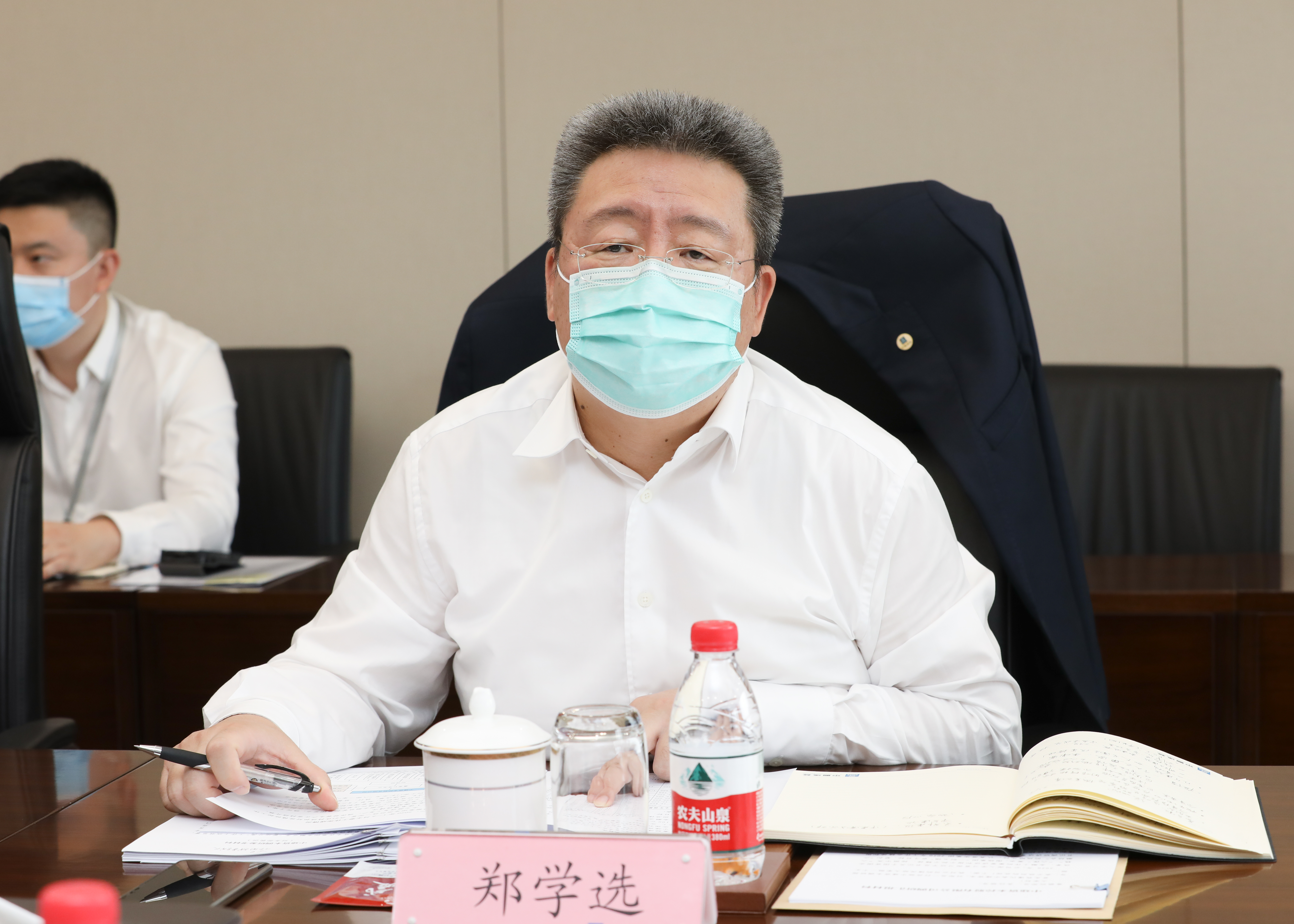 郑学选赴中建资本调研指导工作