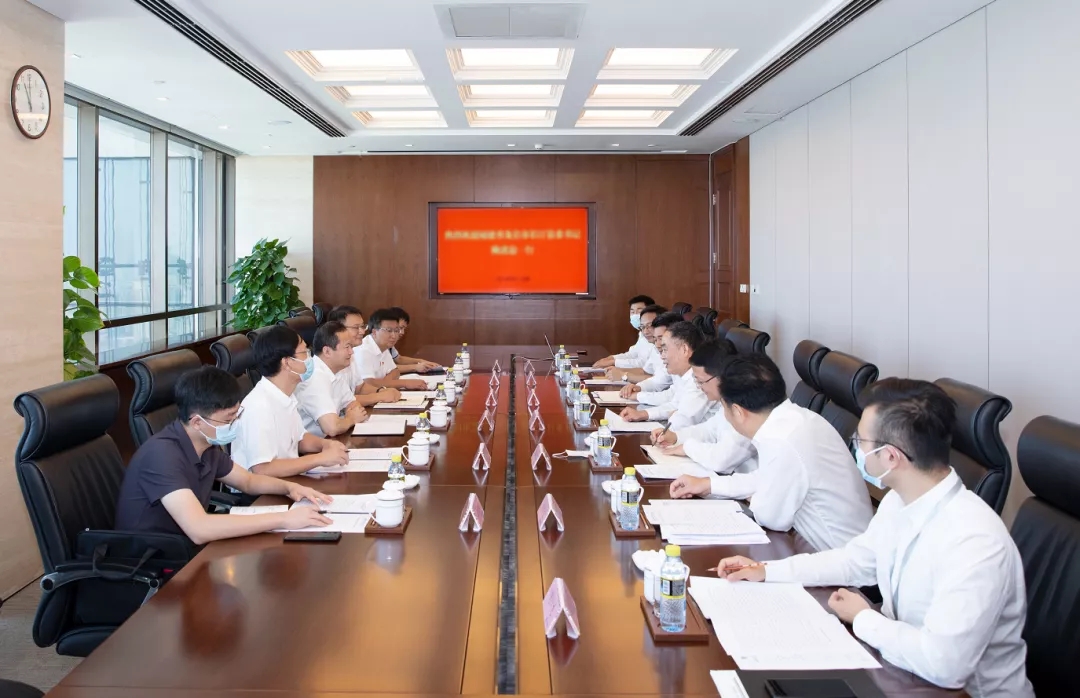 张兆祥会晤福建省龙岩市长汀县委书记赖进益