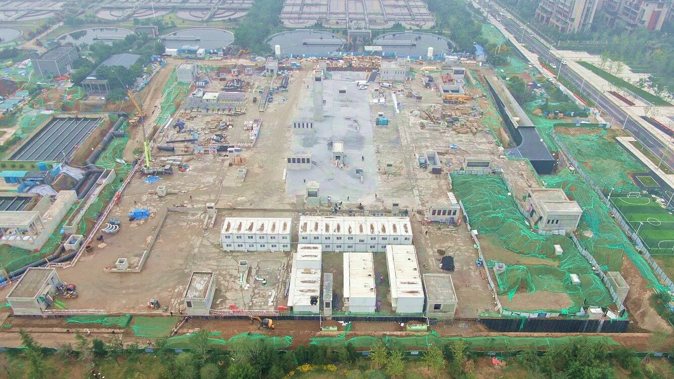 陕西省首个全地下污水处理厂正式运转