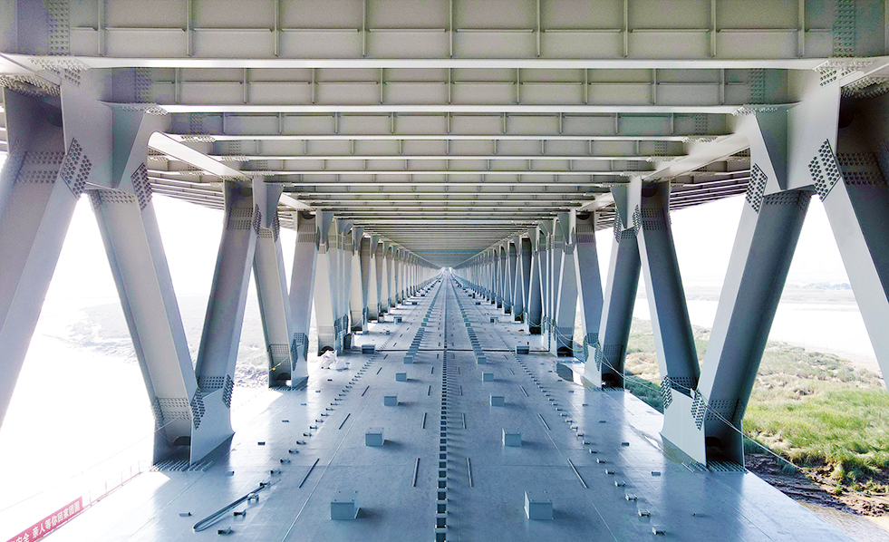 中建六局承建的福州道庆洲大桥项目公轨共建段全线竣工