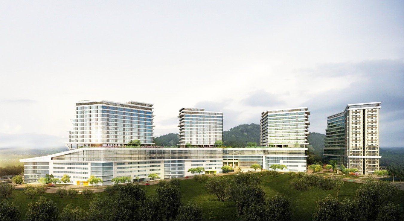 中建装修中标深圳市龙华区归纳医院项目精装修�、景象、机电	、泛光照明等工程