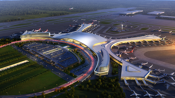 中建八局中标呼和浩特新机场航站区第二标段施工总承包工程