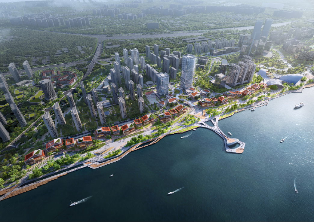 中建二局承建的青岛沿海世界中心项目开工