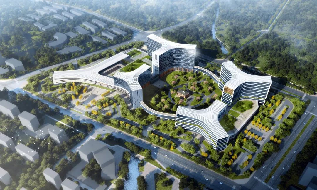 中建八局承建的浙江省绍兴市柯桥未来医学中心（浙大二院柯桥院区）项目开工