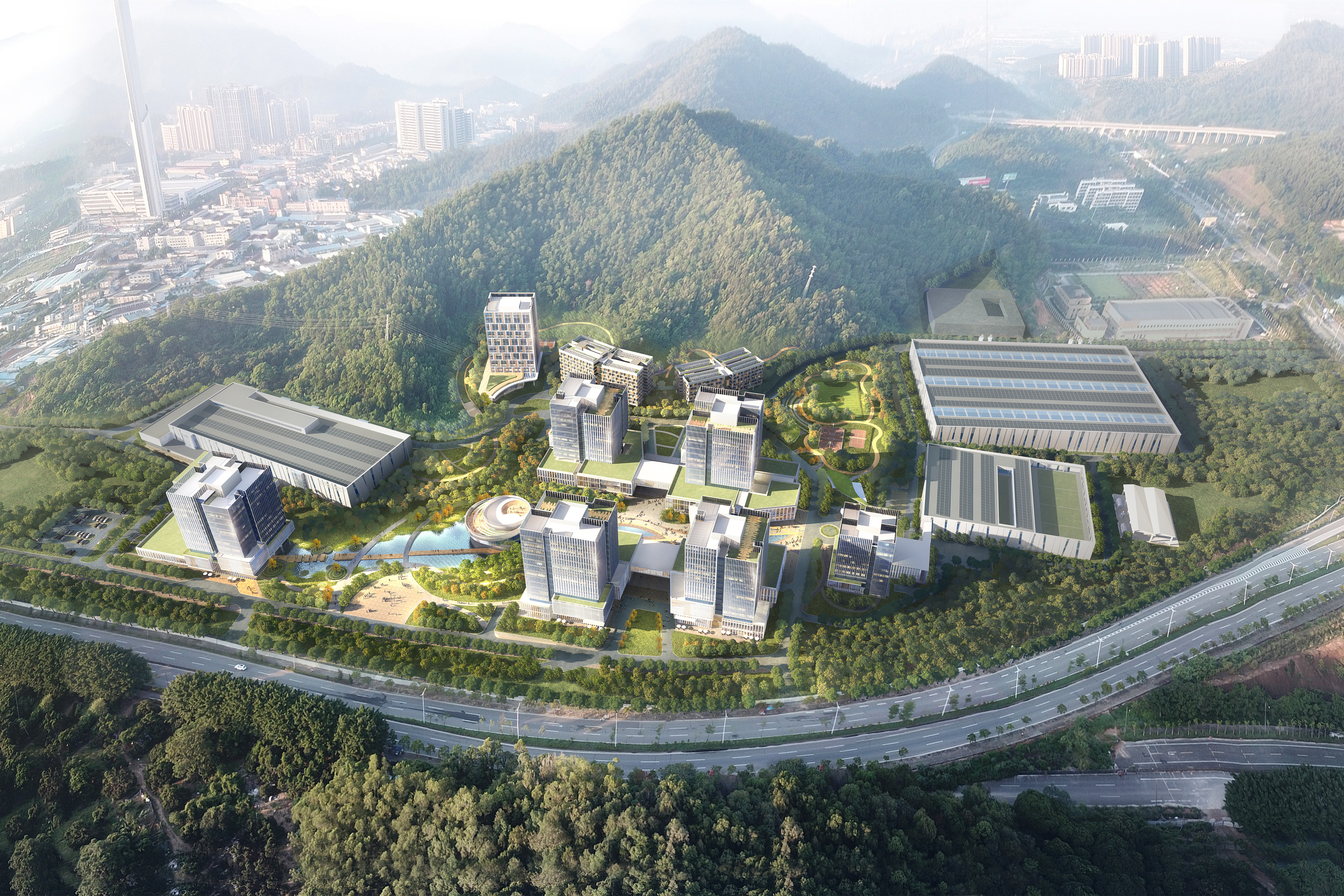 中建四局承建的廣東省中山市工業(yè)技術(shù)研究中心項(xiàng)目正式開工