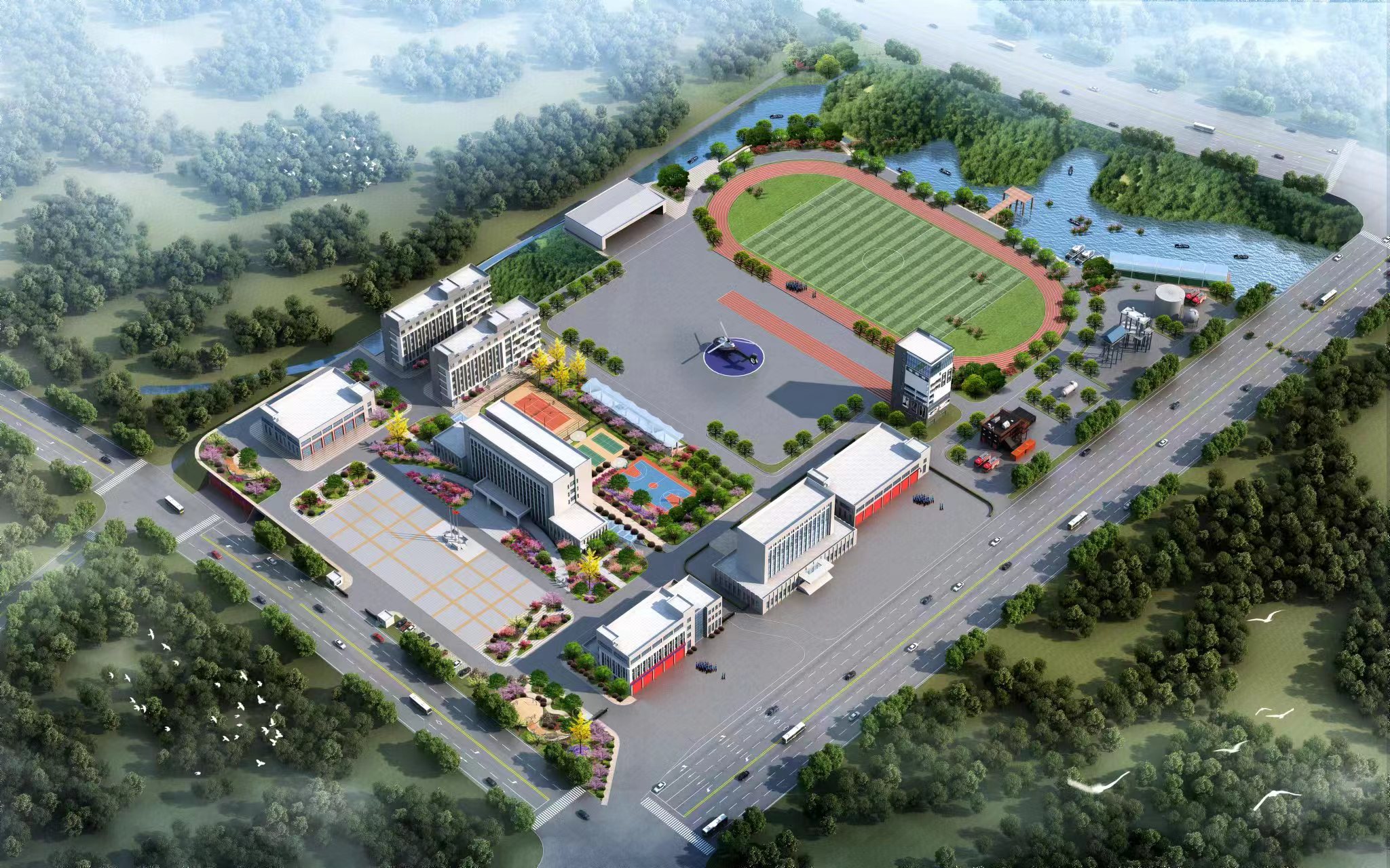 中建三局承建的湖北恩施州應(yīng)急物資儲備基地項目開工
