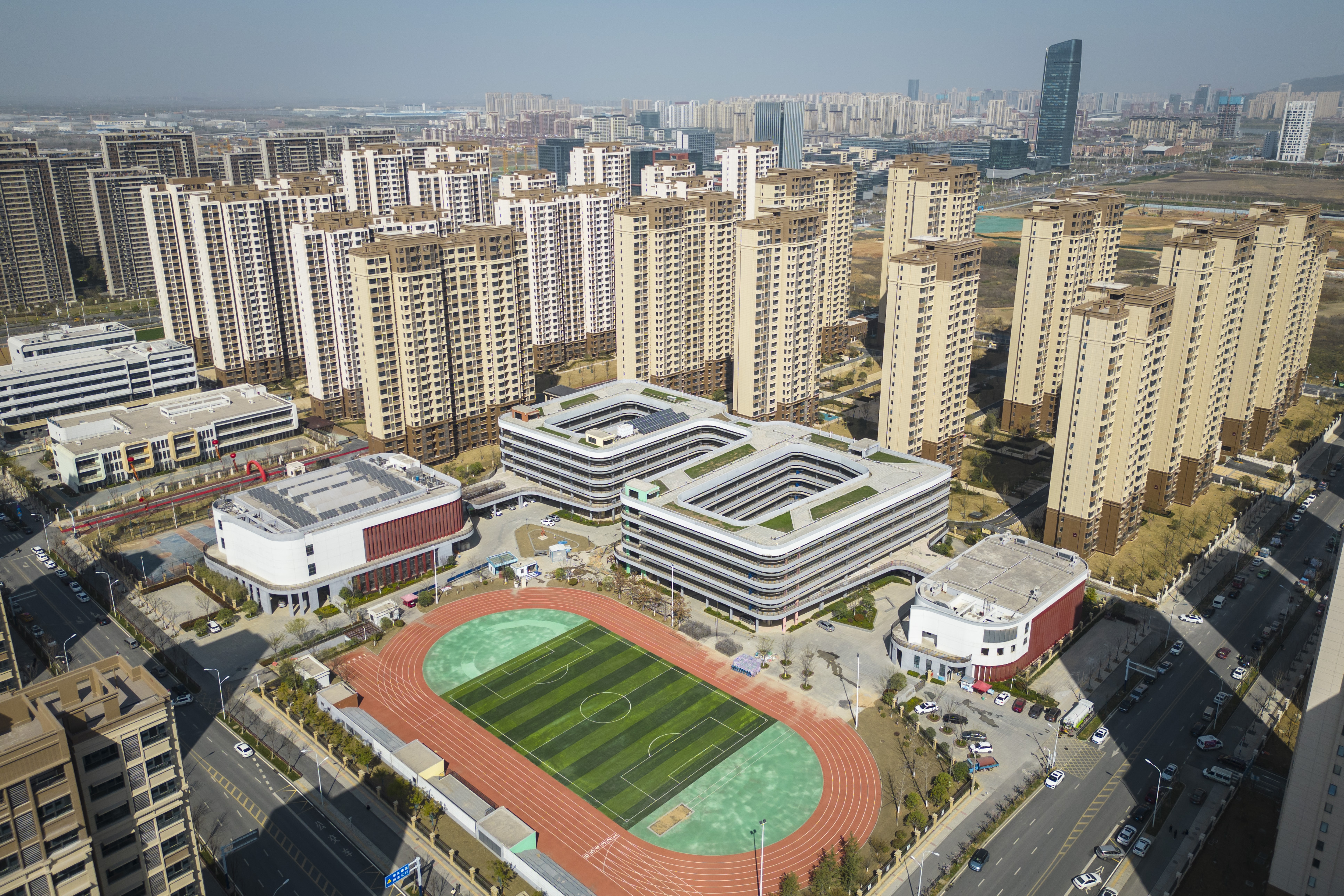 中建二局承建的合肥城西橋家園A組團項目竣工