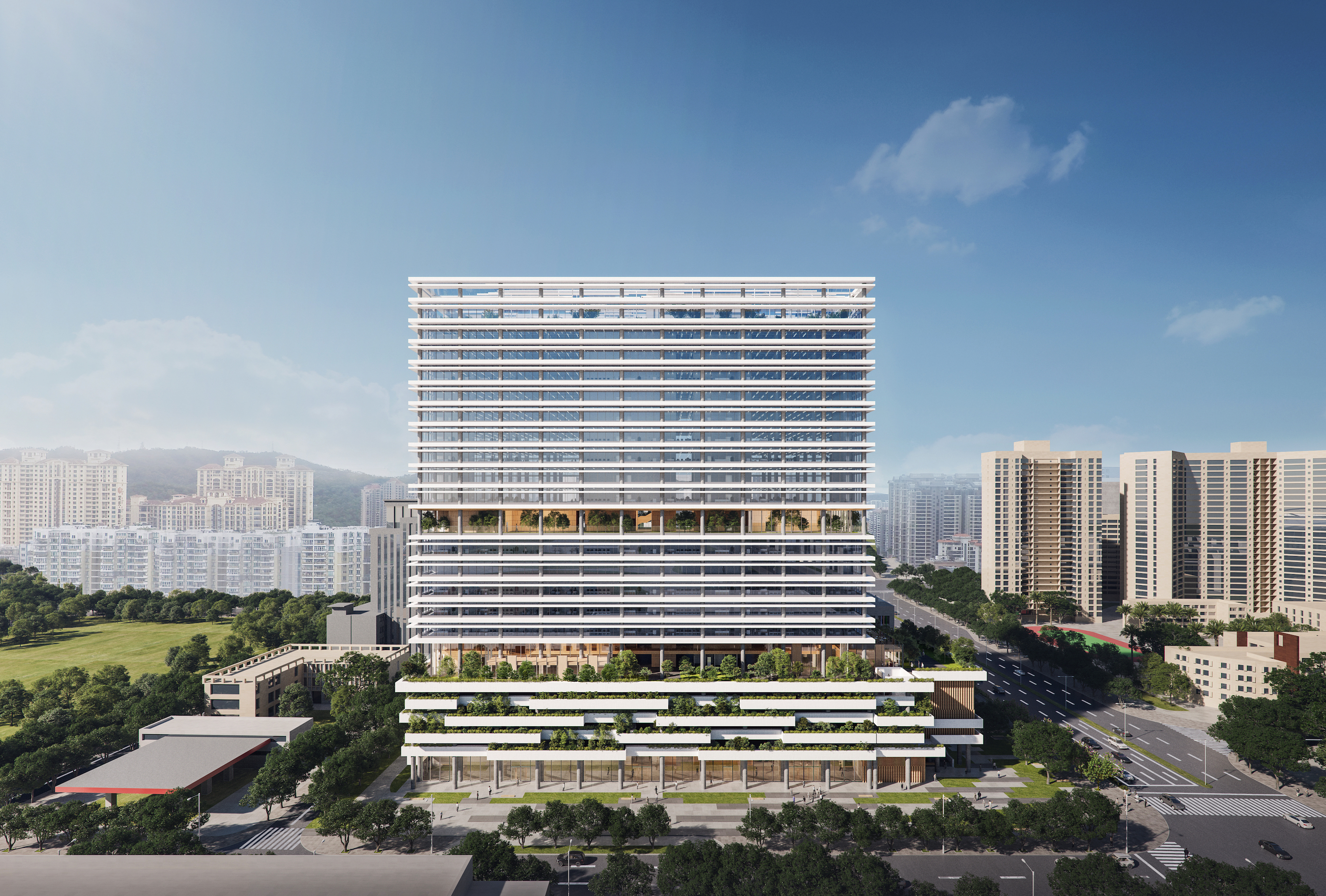 中建三局承建的珠海規(guī)劃科創(chuàng)中心（主體）工程項目主體結(jié)構(gòu)封頂