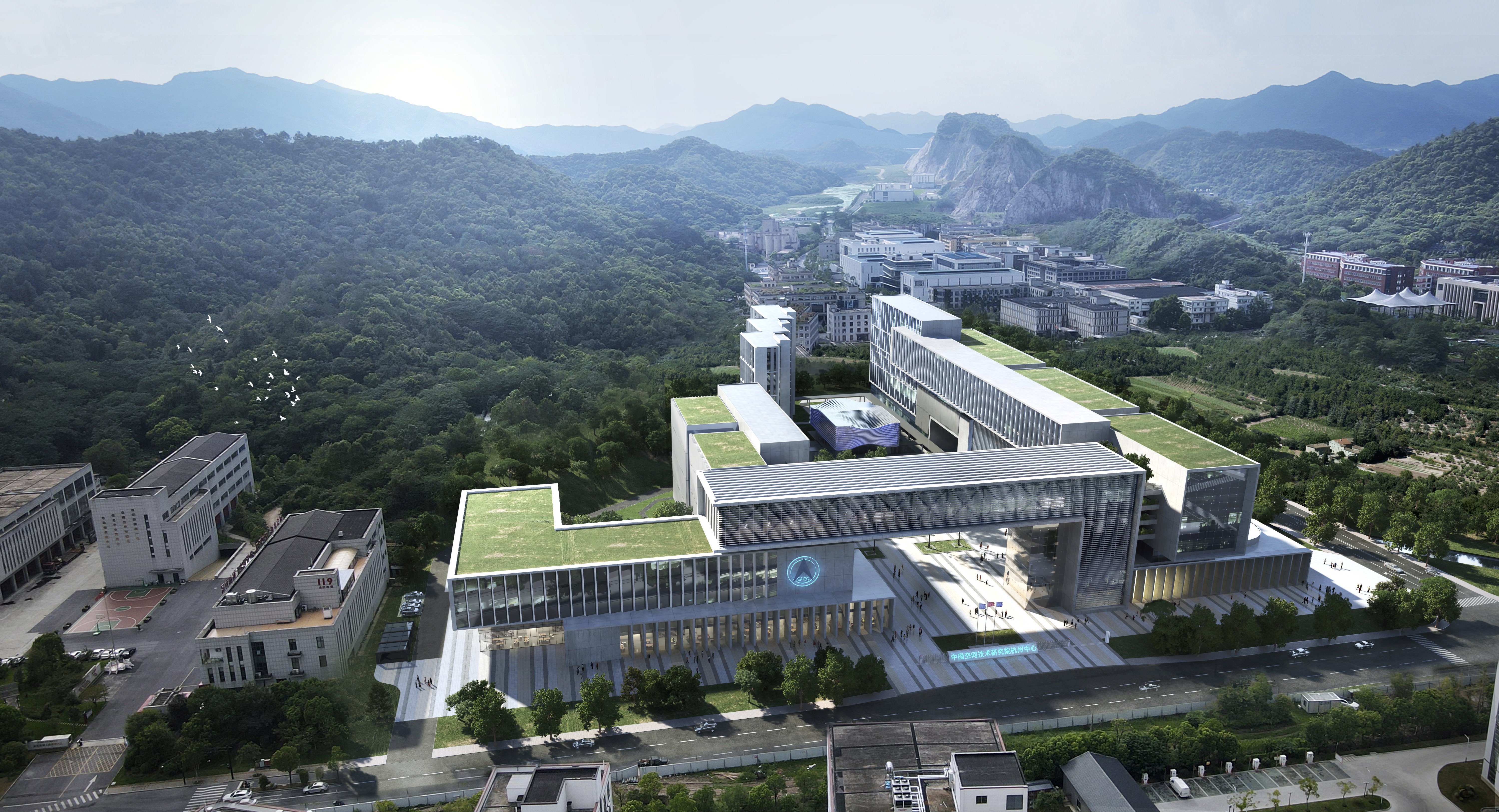 中建科工承建的我国空间技术研究院杭州中心项目开工奠基