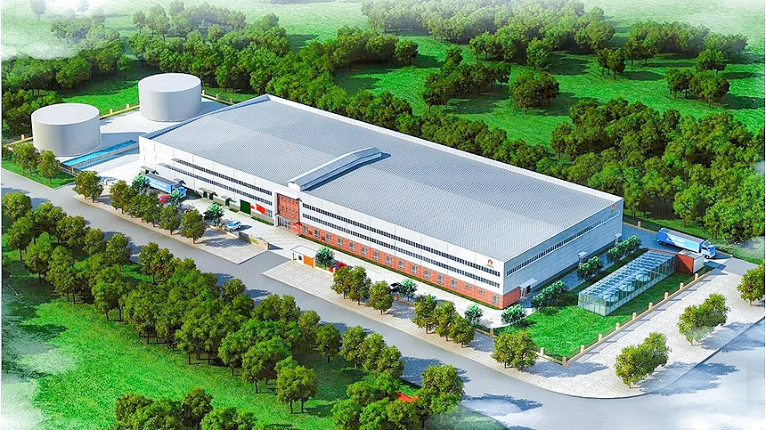 中建安裝承建的大連全釩液流電池電解液生產(chǎn)線（一期）總承包項(xiàng)目正式開工