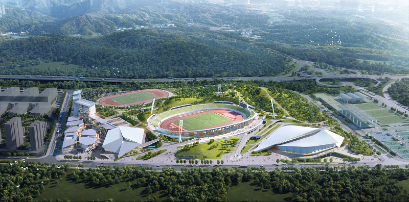 【中建安装投稿官网官网】中建电子承建的重庆市合川体育中心项目智能化工程正式开工.png