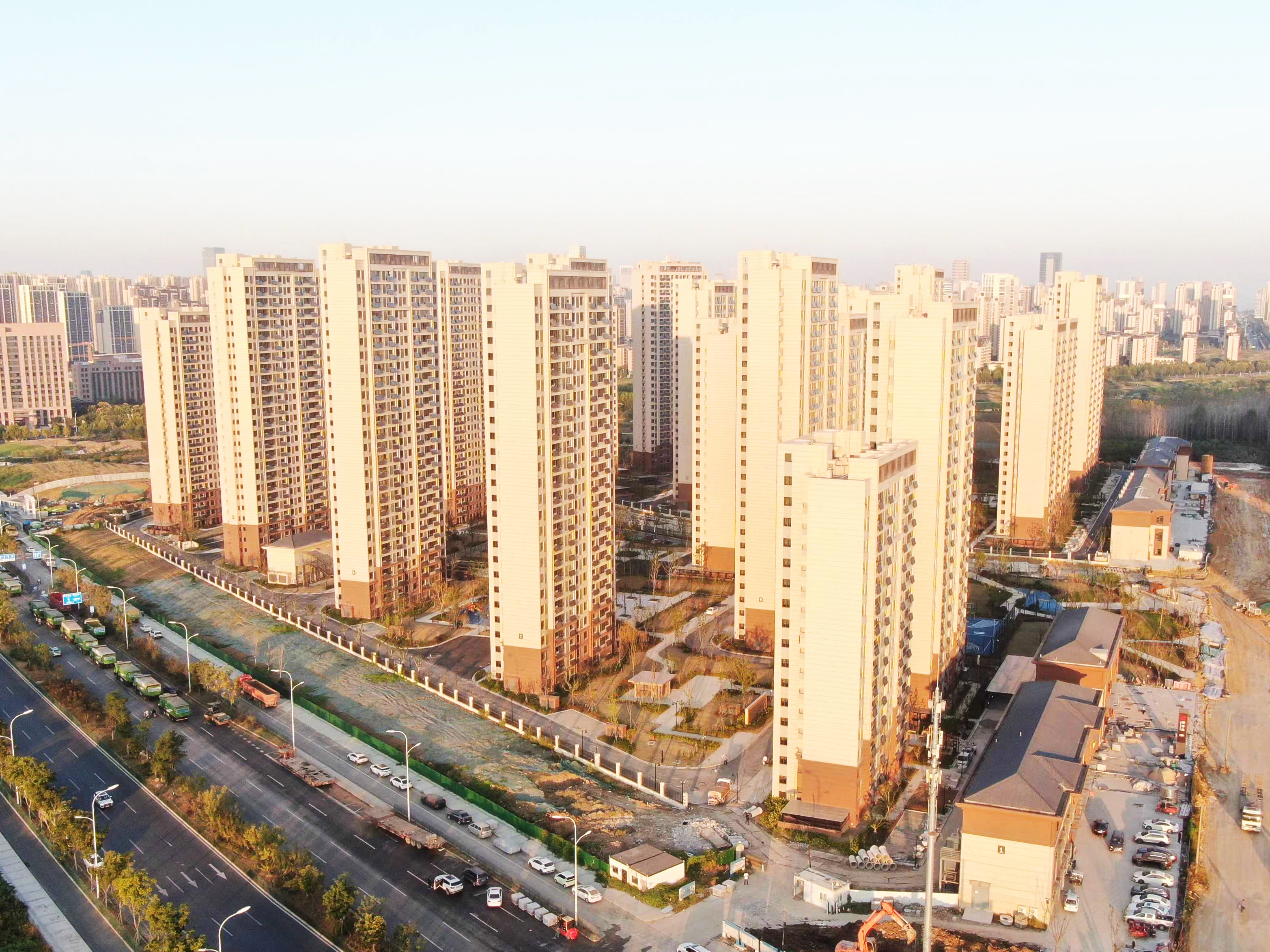 中建六局承建的合肥市滨湖新区烟墩A1A2地块项目经过竣工检验