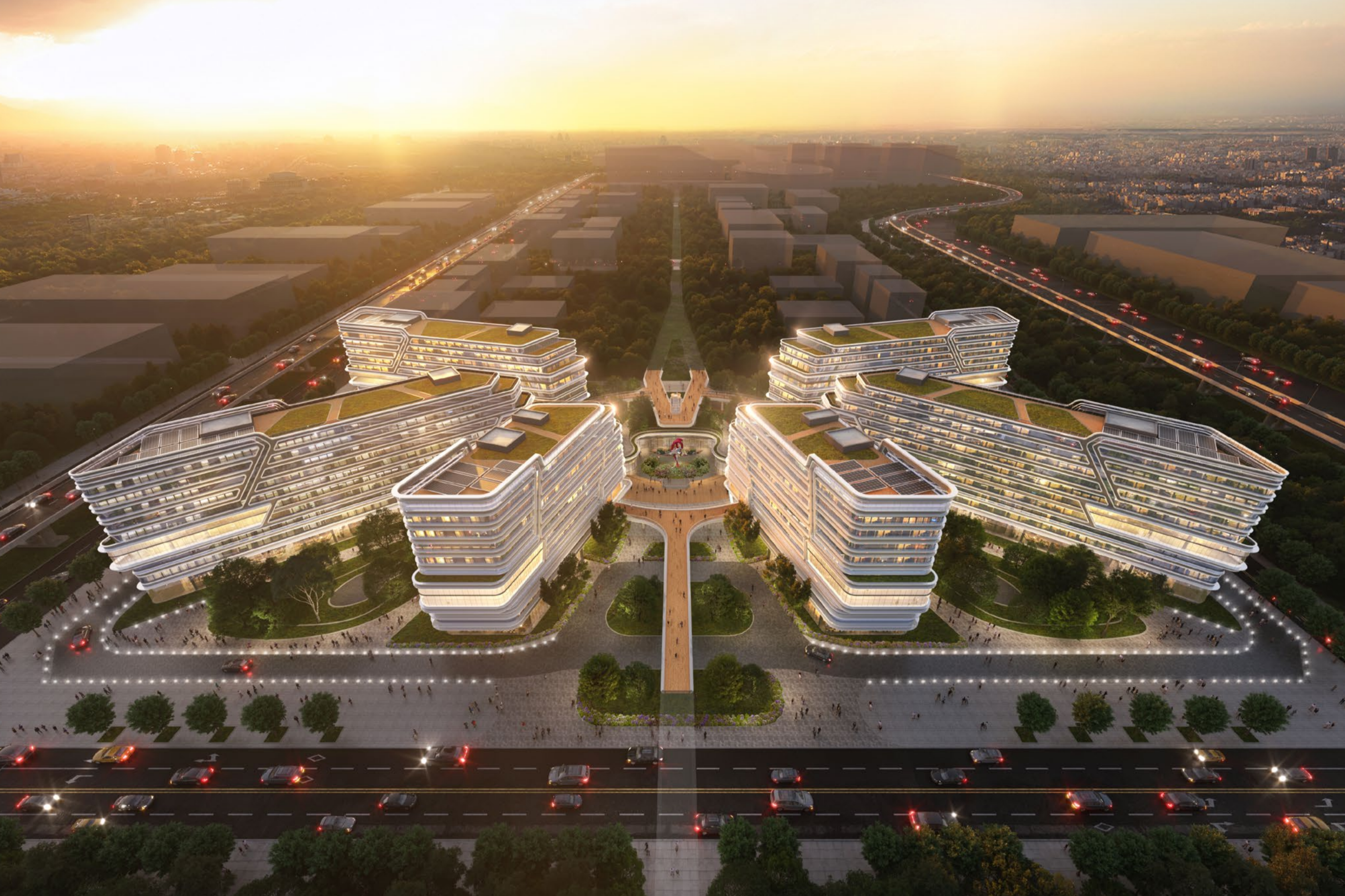 中建八局承建的深圳機(jī)場(chǎng)綜合配套保障樓總承包項(xiàng)目開(kāi)工