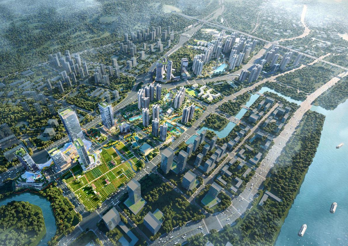 由中建八局参加出资建造的广东省广州市黄埔区双沙城市更新项目正式开工