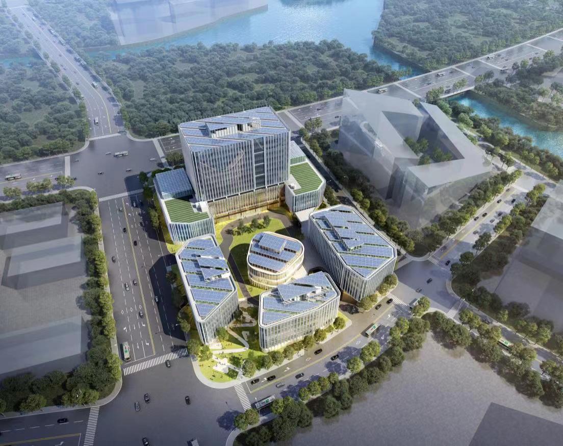 中建八局承建的上海豪威集成電路集團(tuán)有限公司研發(fā)中心&跨境貿(mào)易中心項(xiàng)目正式開工