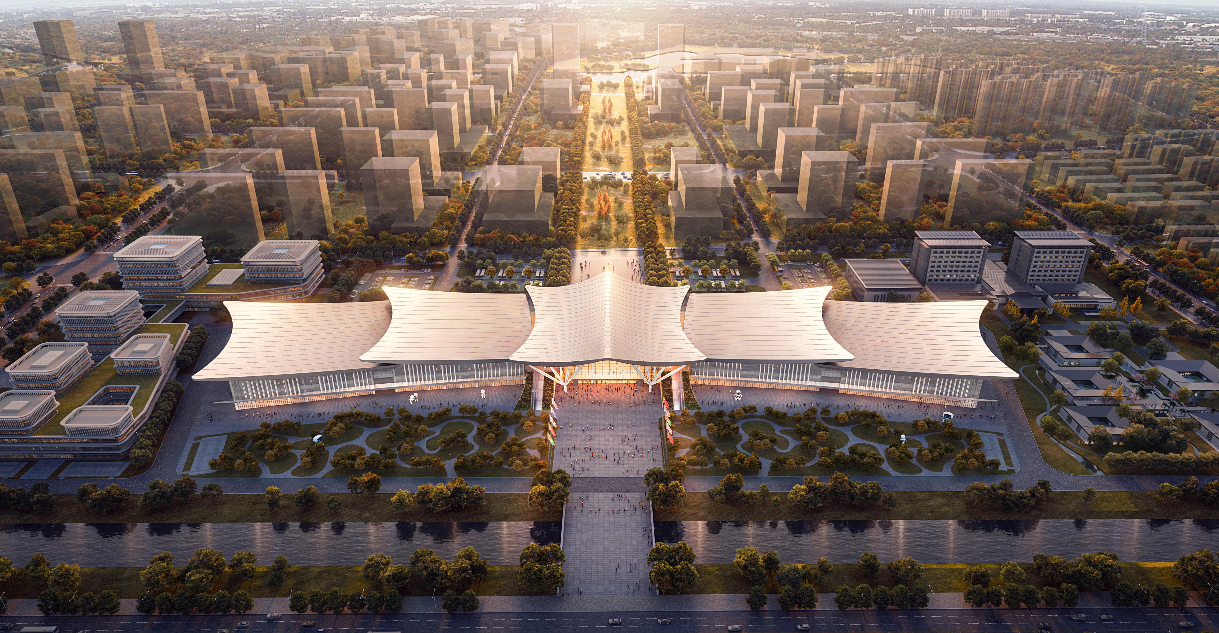 2024年荊州市建設(shè)生態(tài)宜居城市重大城建項目暨中建科工荊州新城江漢平原產(chǎn)業(yè)交流中心項目集中開工
