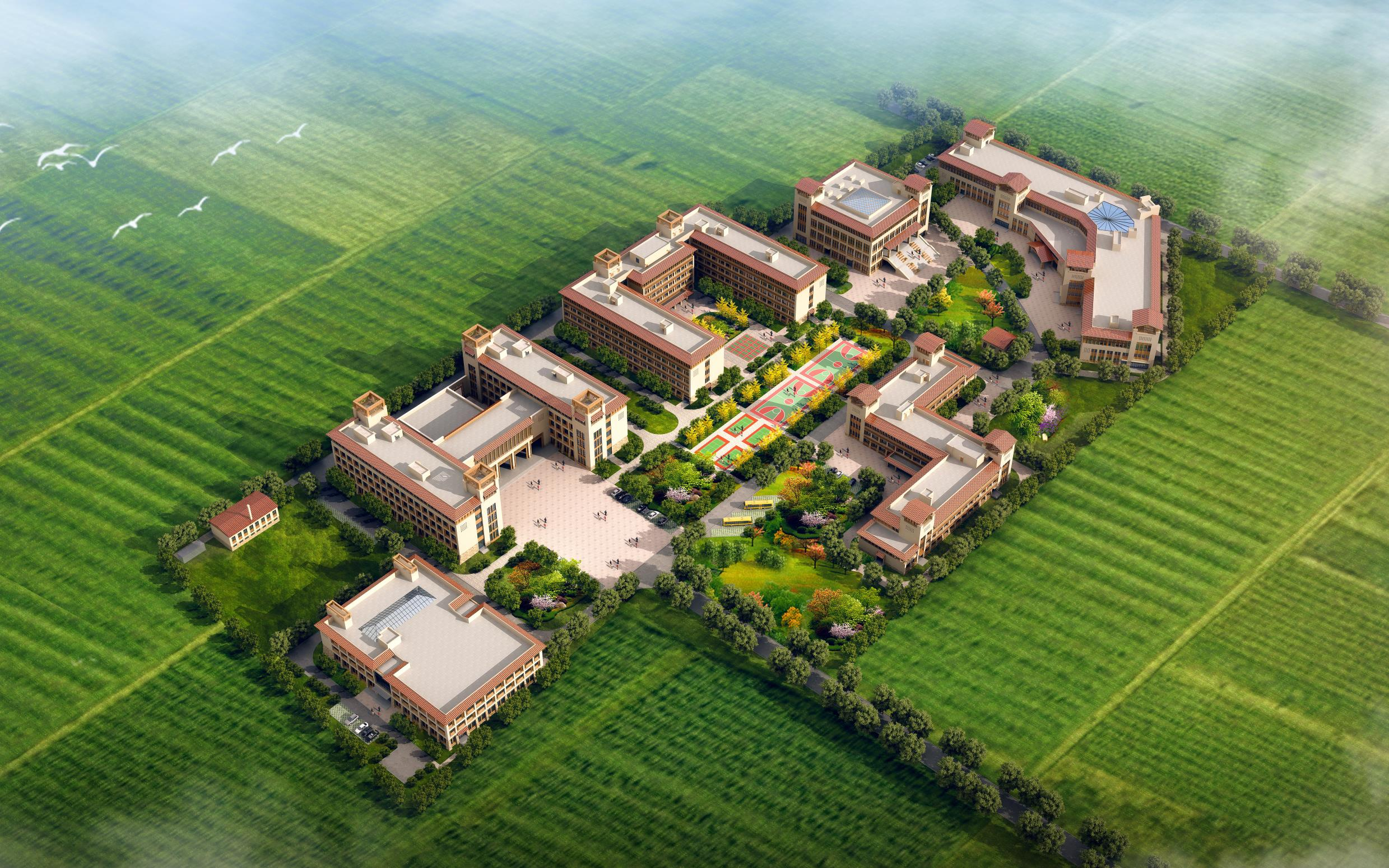中建八局承建的山东畜牧兽医职业学院才智农牧示范园科教中心项目开工