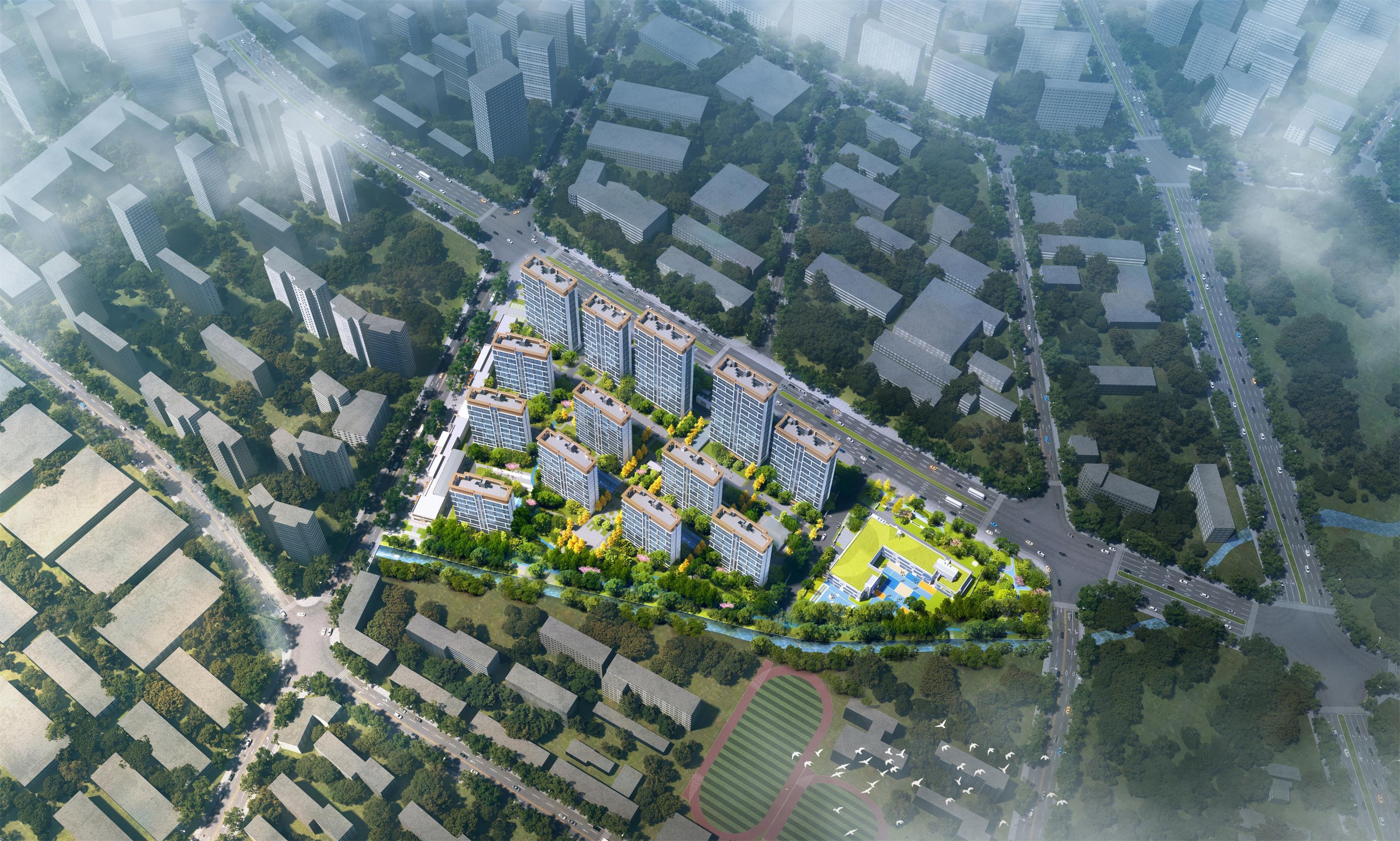 中建四局承建的合肥市蜀山區(qū)SS11