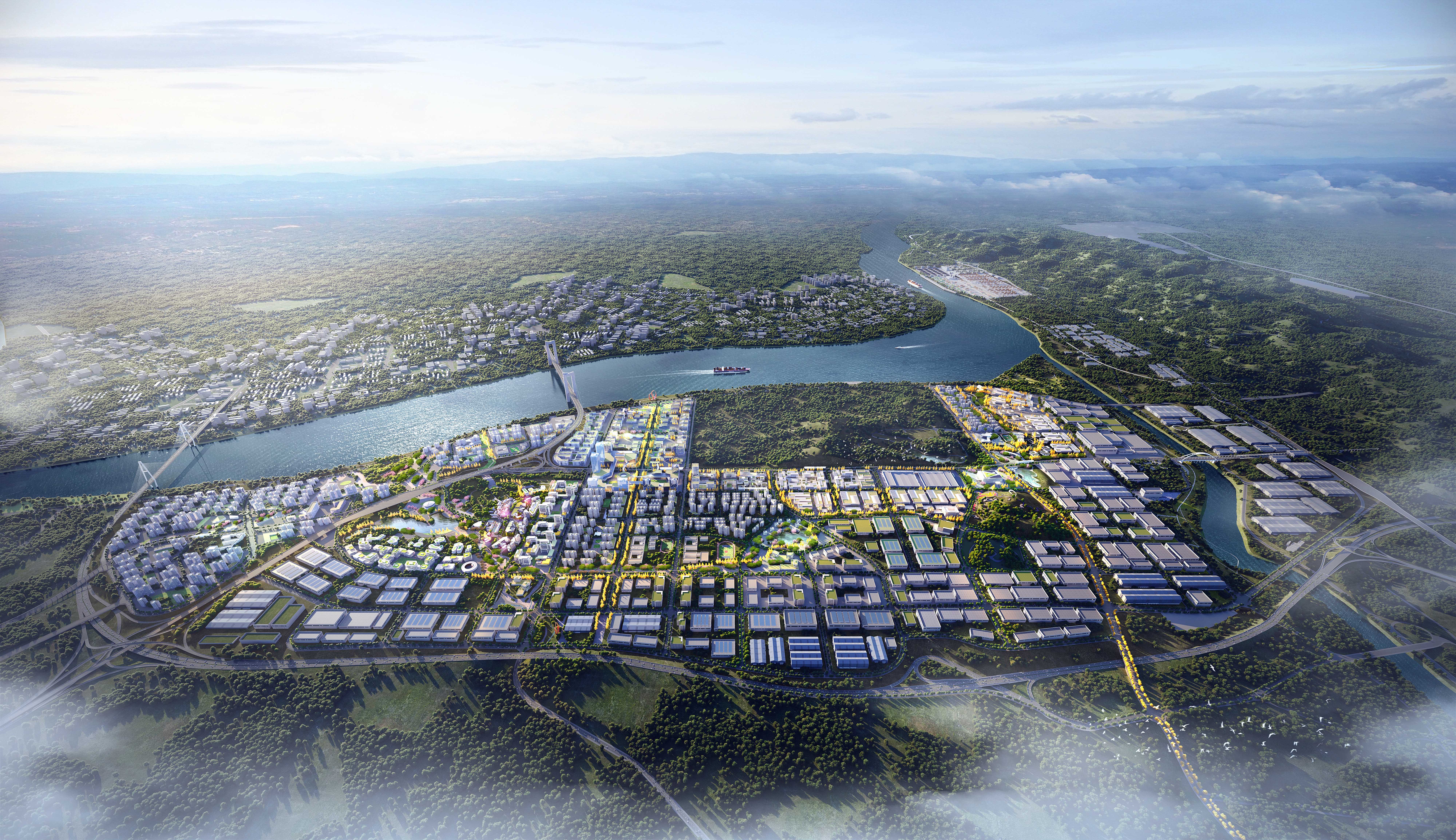 中建二局、中建六局聯(lián)合體中標(biāo)重慶樞紐港產(chǎn)業(yè)園先進(jìn)機(jī)電裝備和物流產(chǎn)業(yè)園項(xiàng)目