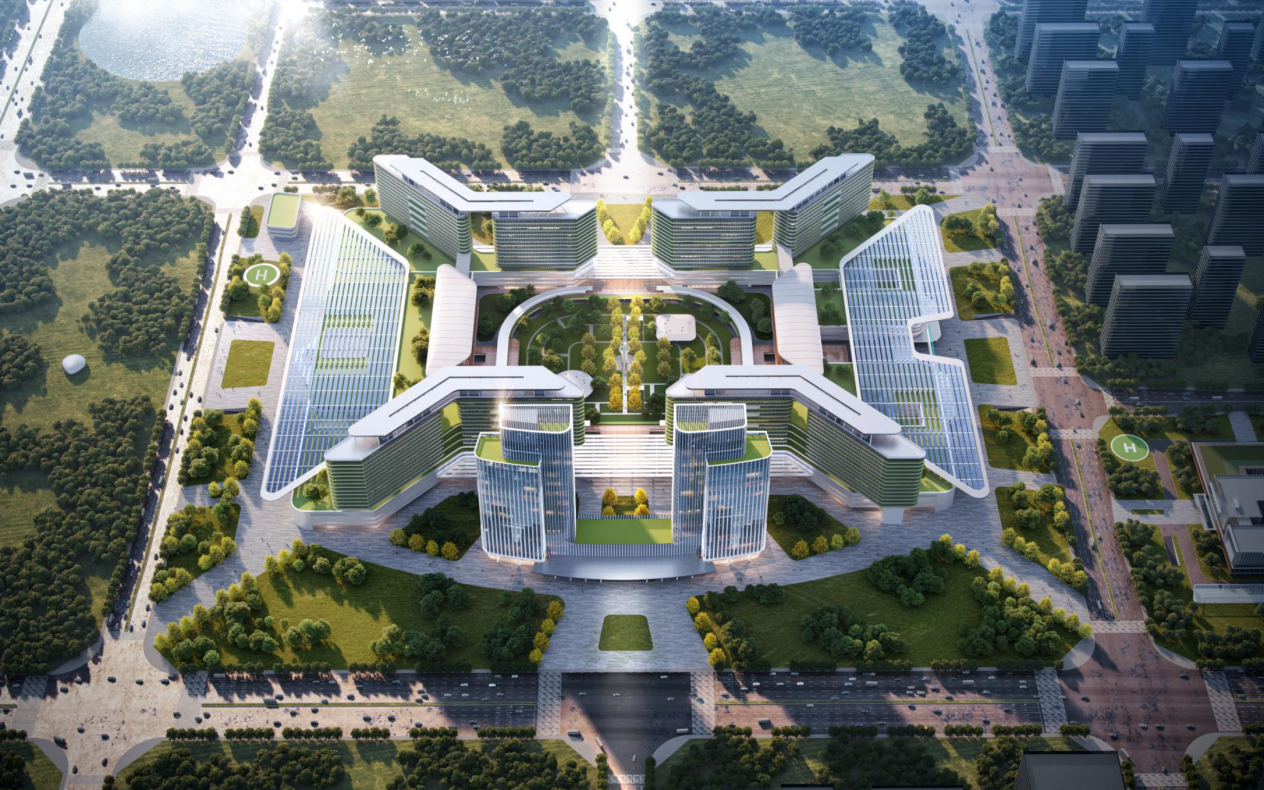 中建八局聯(lián)合體中標(biāo)河南省鄭州航空港區(qū)“兩院一中心”二期西側(cè)院區(qū)項(xiàng)目施工總承包
