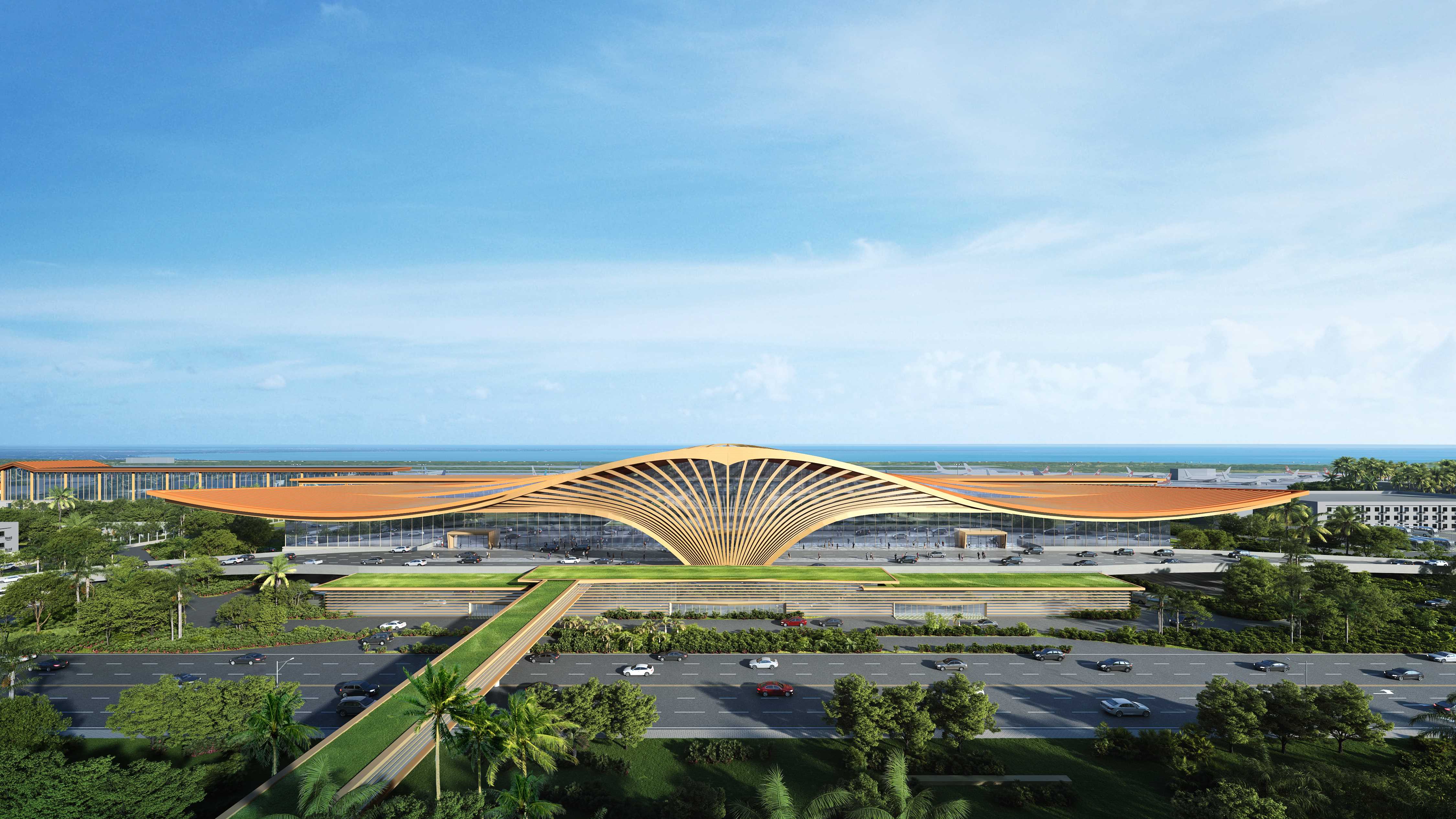 三亚凤凰国际机场三期改扩建项目T3航站楼及配套工程（项目效果图）.jpg
